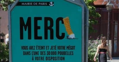 Bientôt des rues sans aucun mégot à Paris ! 