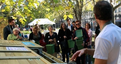 Recyclage Paris - composteurs collectifs, bio déchets