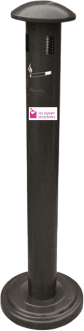 Cendrier colonne - Recyclage mégots