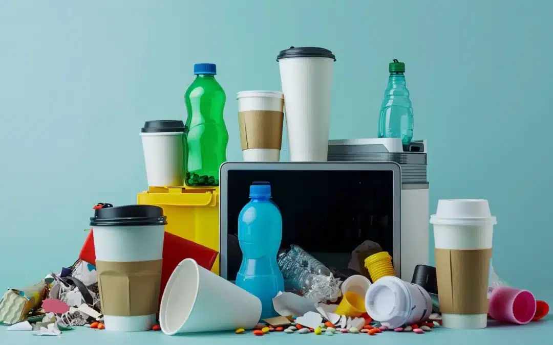 En quoi sont recyclés les déchets produits au bureau ?