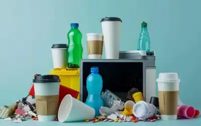 En quoi sont recyclés les déchets produits au bureau ?