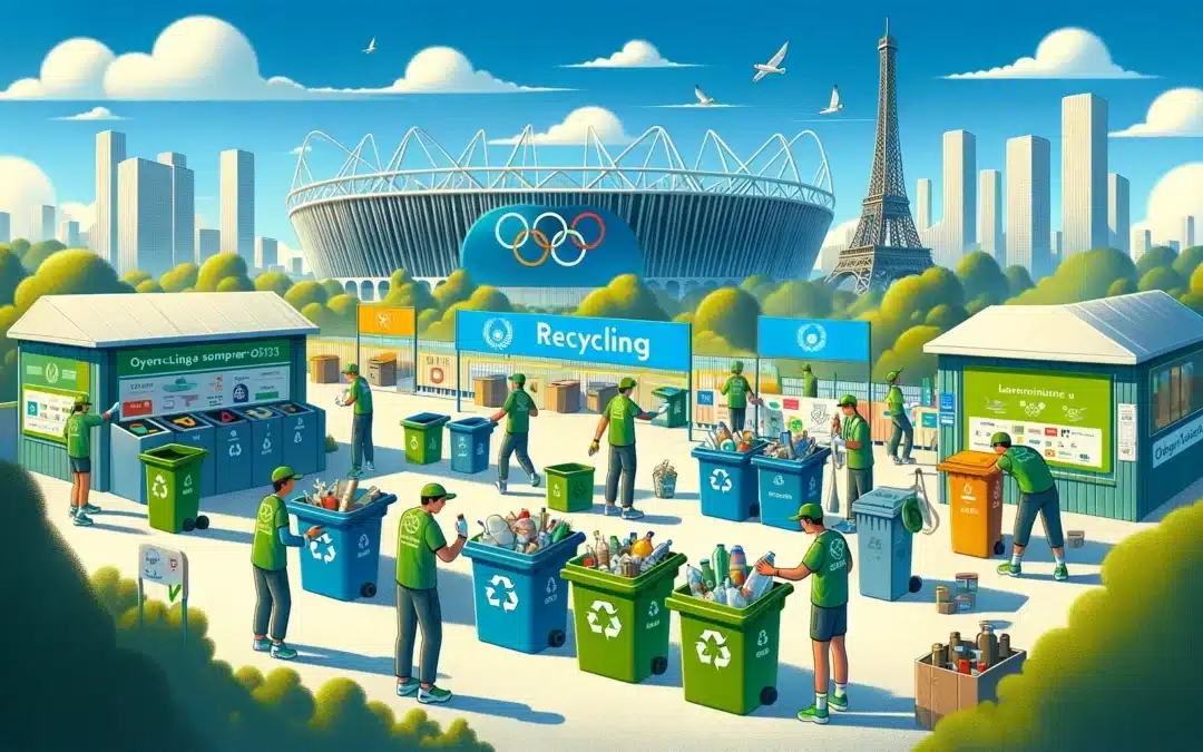 Les Joyeux Recycleurs continuent à recycler pendant les Jeux Olympiques de Paris 2024 !