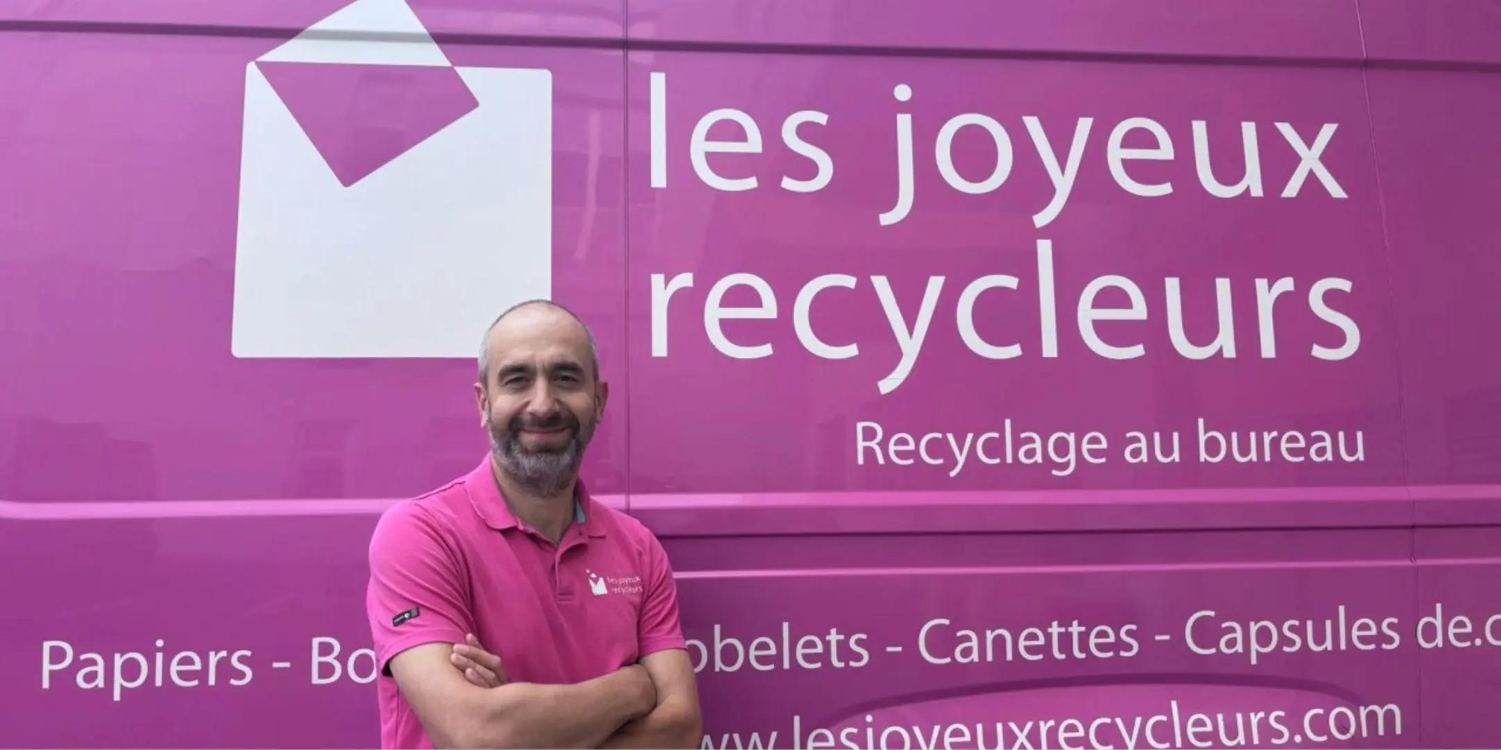 Aurélien, responsable de l'implantation des Joyeux Recycleurs à Lyon